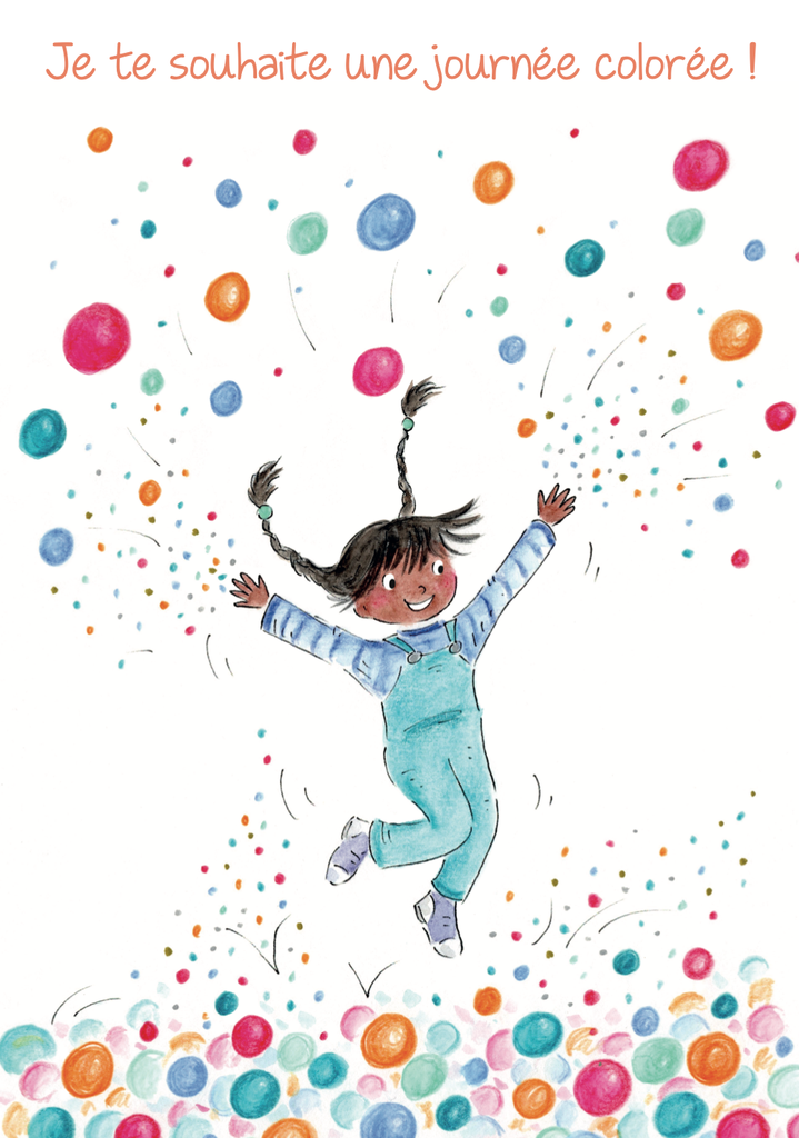 Lot de 8 cartes postales Zoé