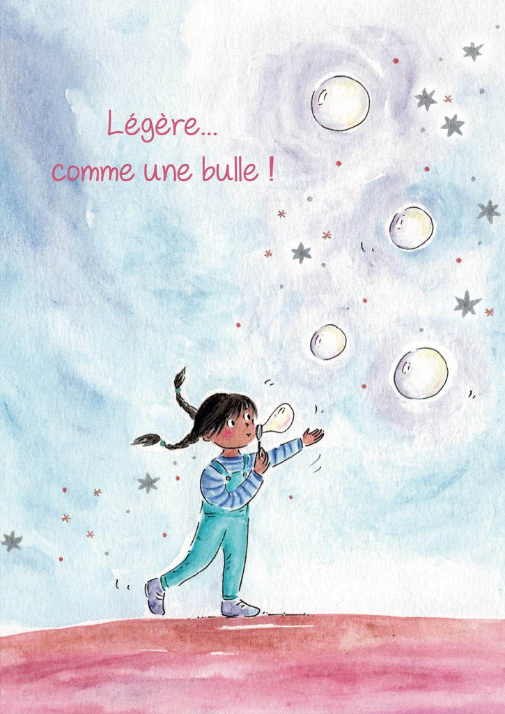 Poster Zoé - bulles