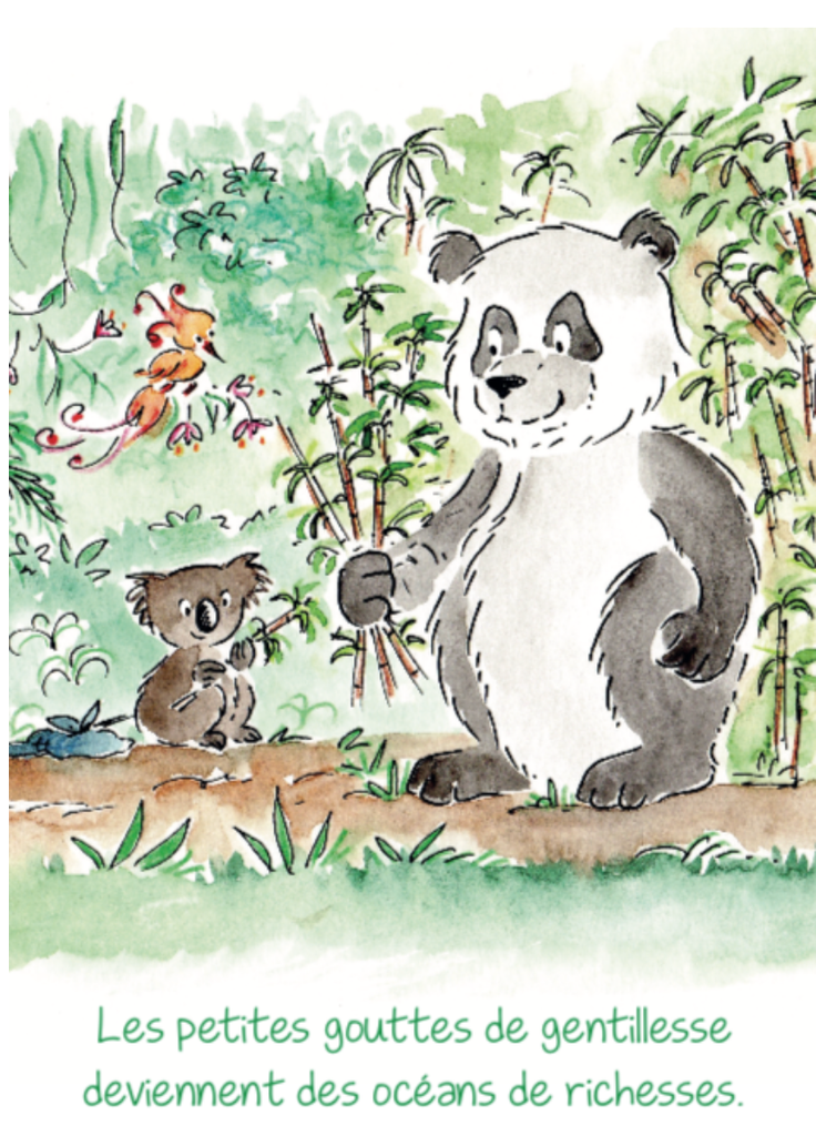 Lot de 5 cartes postales Sacha