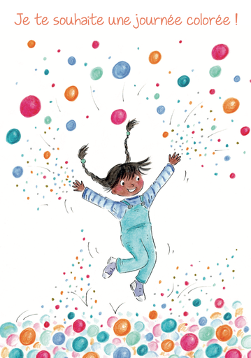 Lot de 8 cartes postales Zoé