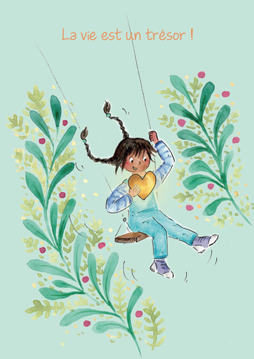 Poster Zoé - balançoire